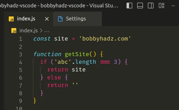 vscode built in bracket colorization