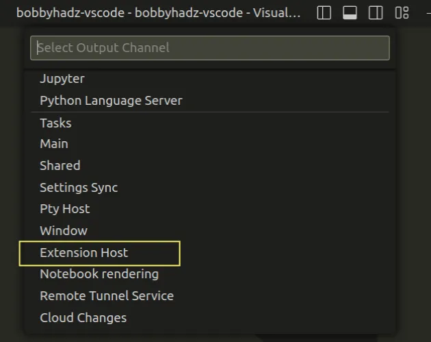 select preferred output channel