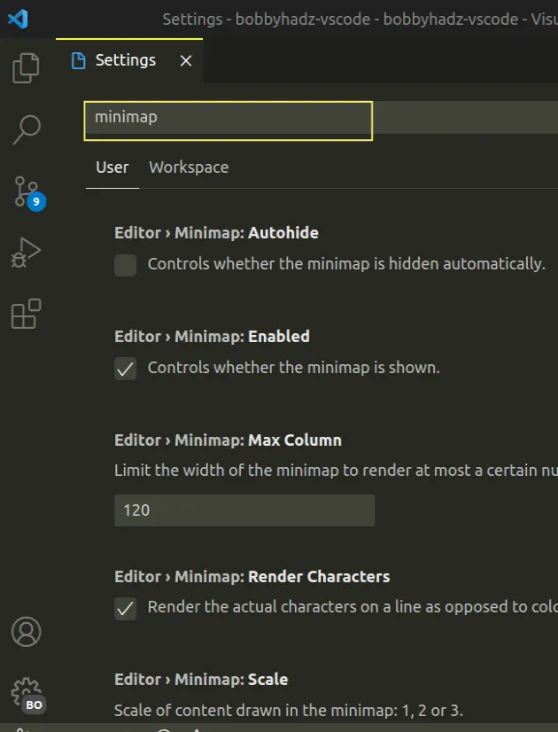 other minimap settings