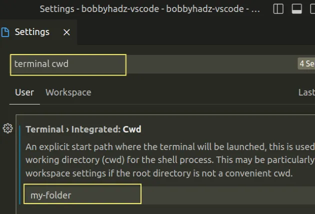 VS Code: Open terminal in directory of currently opened file | bobbyhadz