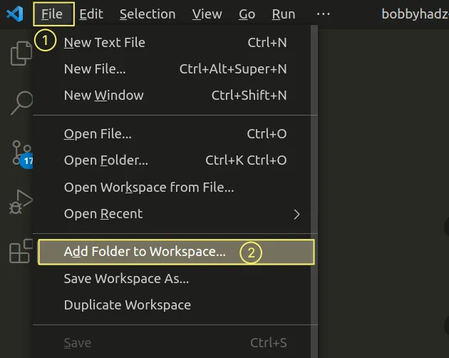open multiple folders in current window