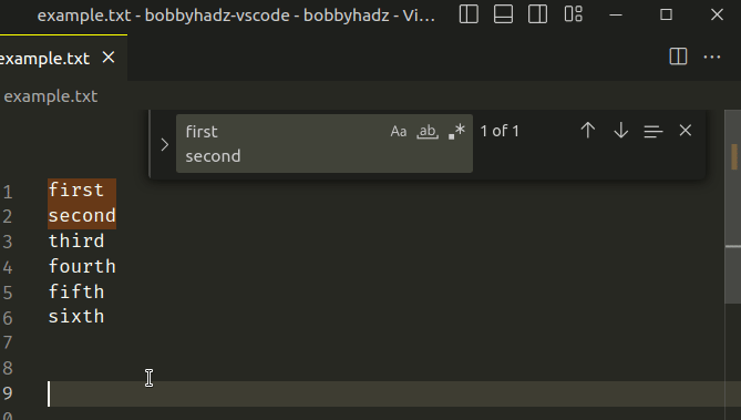 find-and-replace-with-a-newline-in-visual-studio-code-bobbyhadz