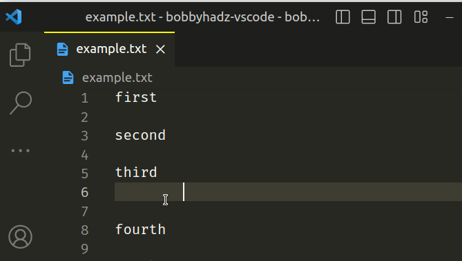 remove all empty lines including lines containing only whitespace