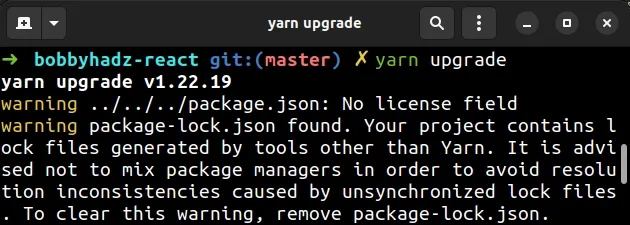 force yarn to reinstall all packages
