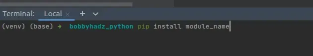 pycharm pip install python-dotenv
