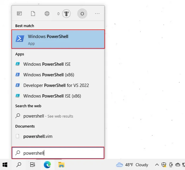 windows run powershell as administrator